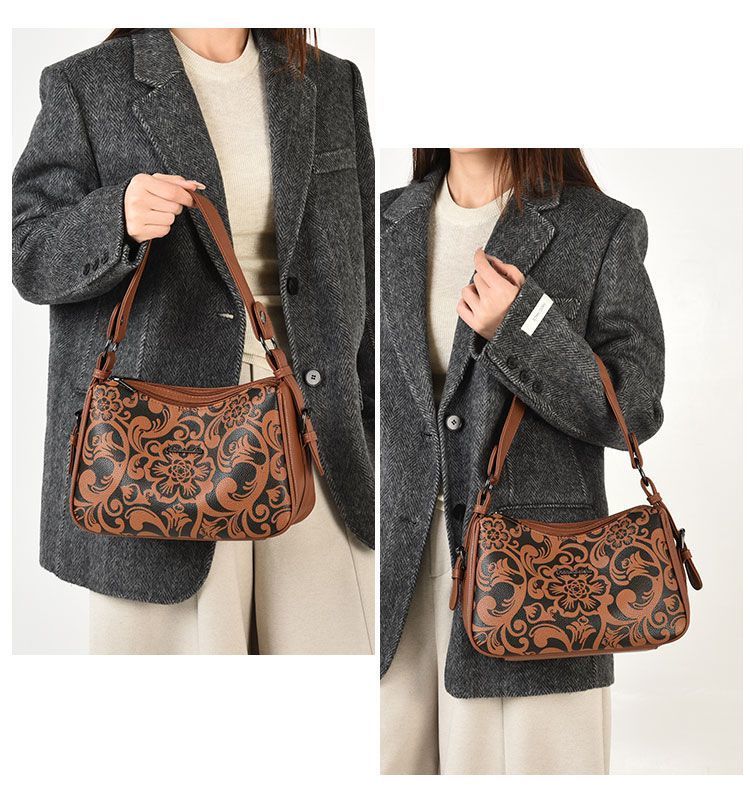 Borsa a tracolla elegante da donna borsa a spalla multi scomparti_voghion.com