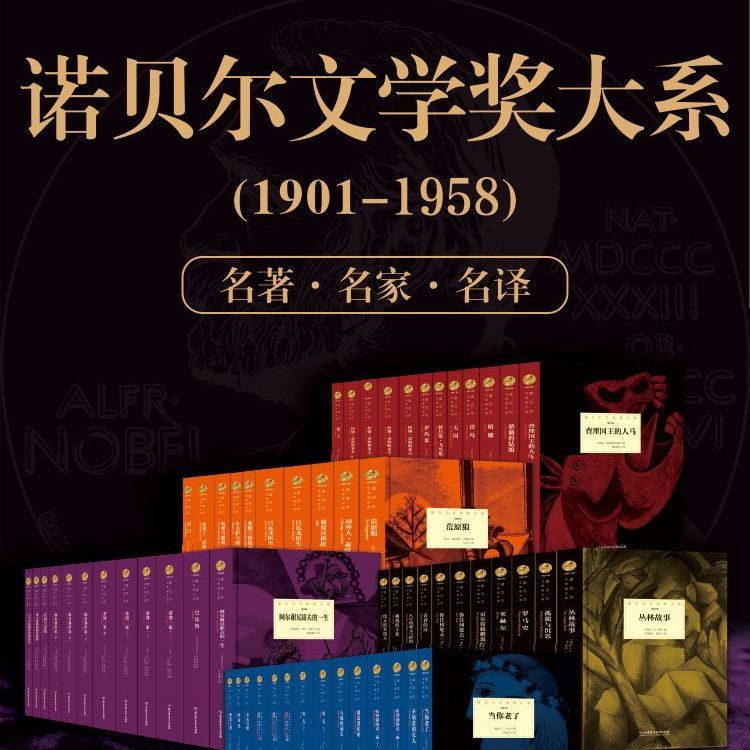 诺贝尔文学奖系列全套59册青鸟新月集飞鸟集泰戈尔文学人生的意义
