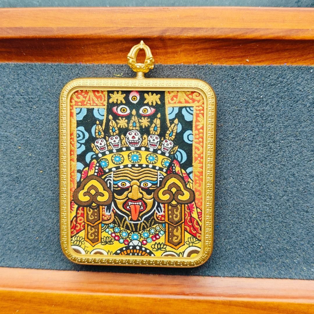 Masterpiece Hand-Painted Ratnasambhava Thangka 4