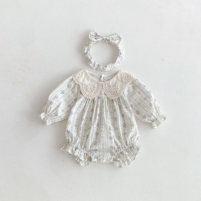 Baby Mädchen Strampler Und Wald Motiv Freizeitkleid Für Herbst_voghion.com