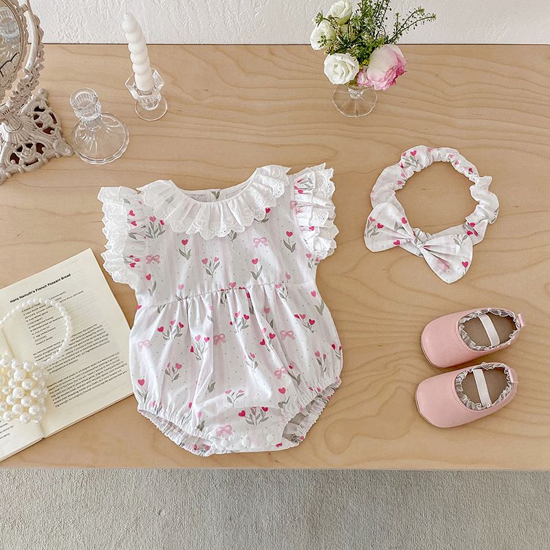 Atmosphärischer Spitzen-spieler Für Mädchen Sommerkleid_voghion.com