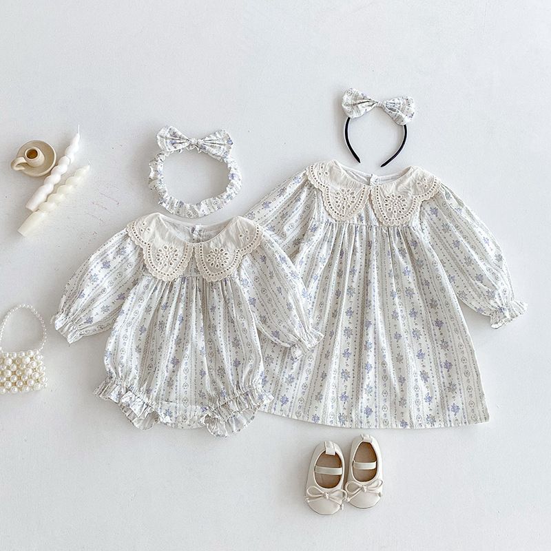 Baby Mädchen Strampler Und Wald Motiv Freizeitkleid Für Herbst_voghion.com