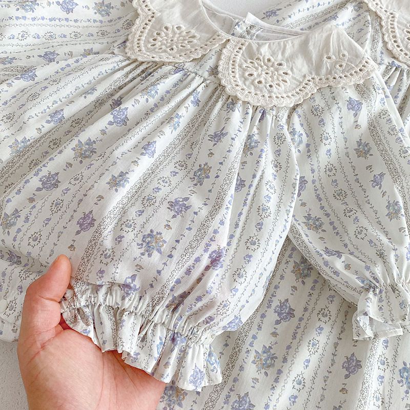 Baby Mädchen Strampler Und Wald Motiv Freizeitkleid Für Herbst_voghion.com
