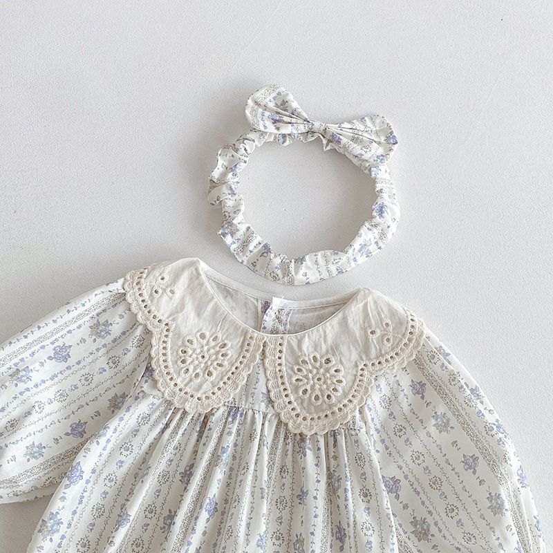 Baby Mädchen Strampler Und Wald Motiv Freizeitkleid Für Herbst_voghion.com