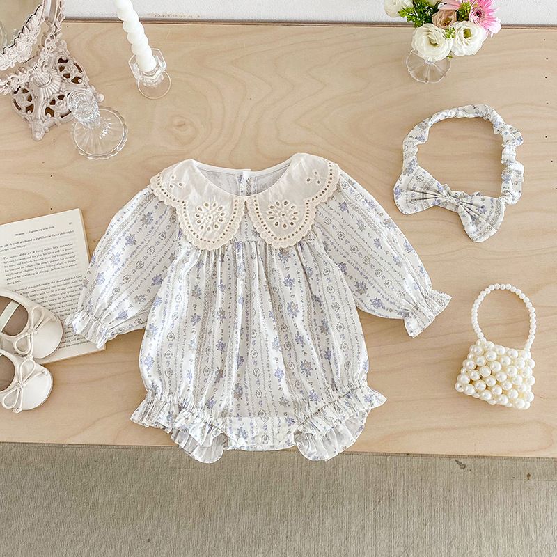 Baby Mädchen Strampler Und Wald Motiv Freizeitkleid Für Herbst_voghion.com