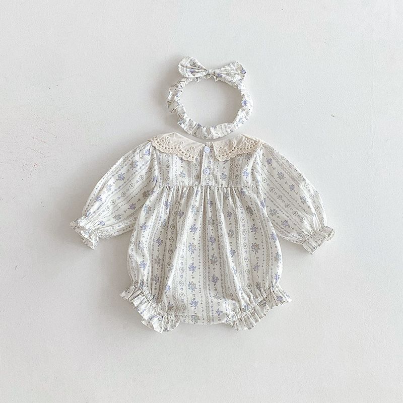 Baby Mädchen Strampler Und Wald Motiv Freizeitkleid Für Herbst_voghion.com