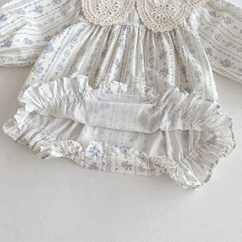 Baby Mädchen Strampler Und Wald Motiv Freizeitkleid Für Herbst_voghion.com