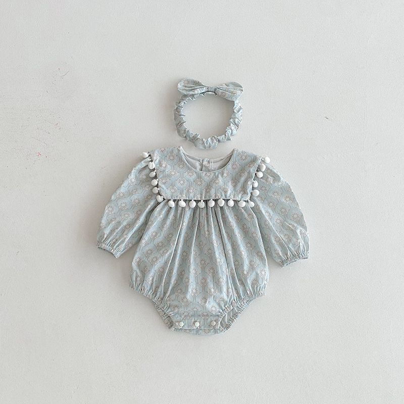 Baby Mädchen Kleid Langarm Herbststil Modische Kleidung_voghion.com