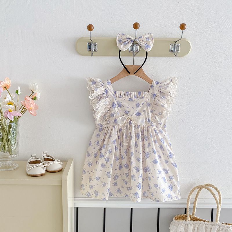 Combinaison d'été 2026 à manches papillon pour bébé fille, style princesse, idéale pour les nouveau-nés._voghion.com