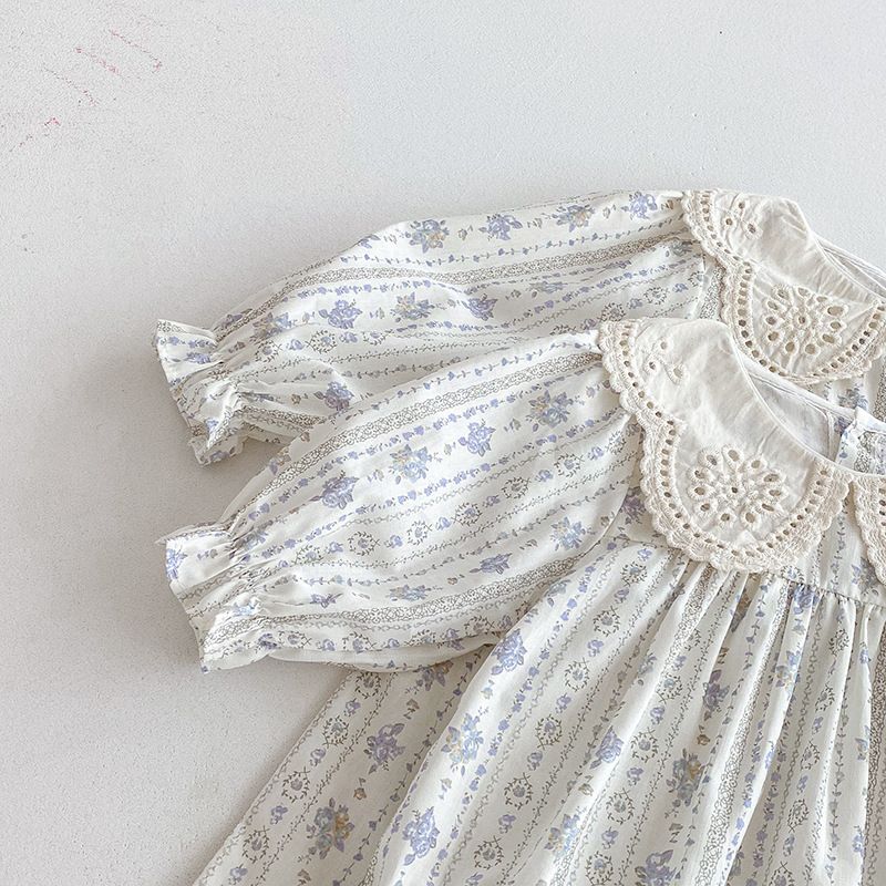 Baby Mädchen Strampler Und Wald Motiv Freizeitkleid Für Herbst_voghion.com