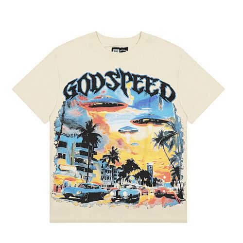 Skull Washed Summer Ins High Street Dark Style Unisex T-Shirts_viptrois.com