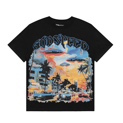 Skull Washed Summer Ins High Street Dark Style Unisex T-Shirts_viptrois.com