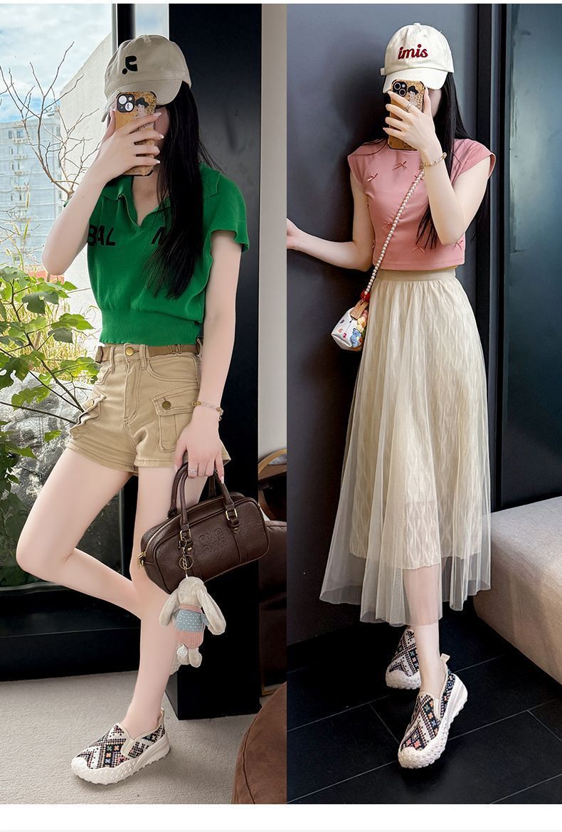 2026 Non-slip Wear-resistant Women's Sports Spring And Autumn Slip-on Soft-soled Breathable Casual Shoes_vogvips.com