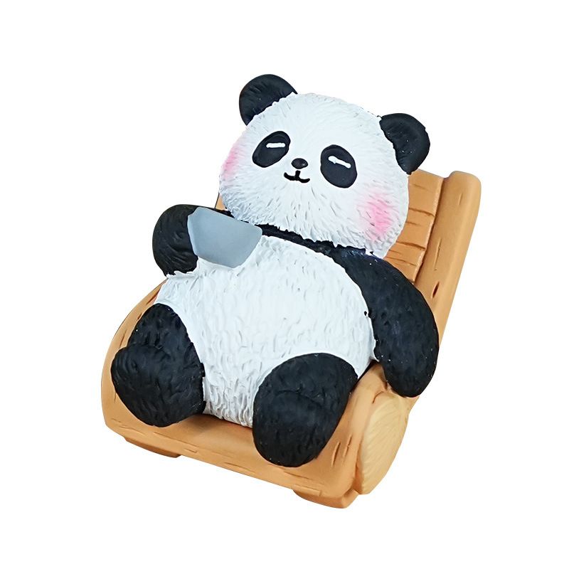 Chinese-style Small Gift,cute And Exquisite Resin Panda Figurine_voghion.com