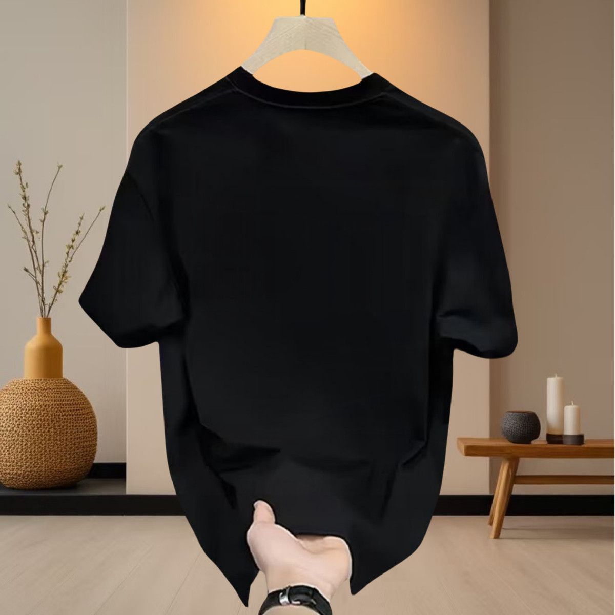 Trendy Brand Pure Cotton Short-sleeve Printed Summer Bear Design New Loose Fashion Round-neck Top Plus Size Versatile_viptrois.com