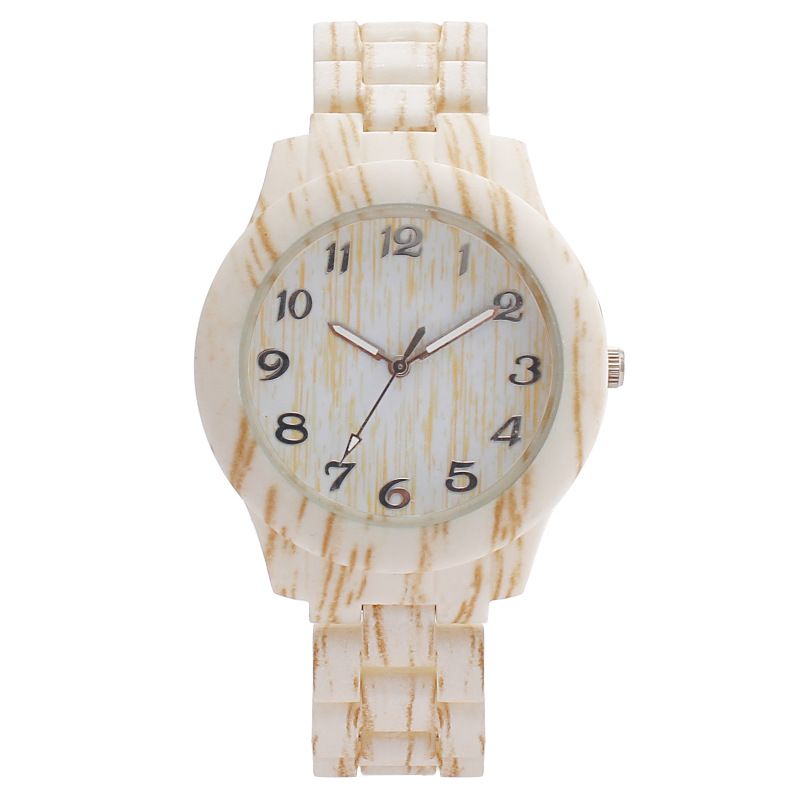 Cross-border Foreign Trade Trendy Fashion Men's Watch, Simple Casual Digital Wood Grain Quartz Watch Manufacturer_voghion.com