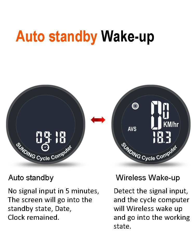 Wireless Bicycle Computer Speedometer And Odometer For Cycling_voghion.com