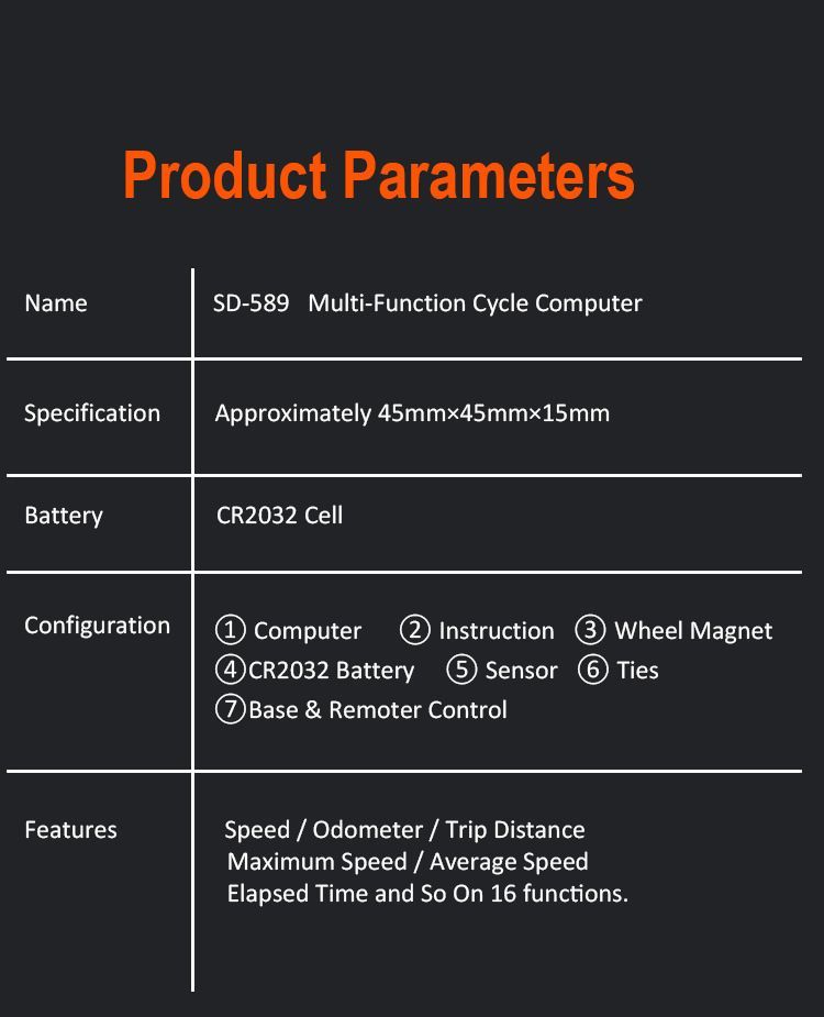 Wireless Bicycle Computer Speedometer And Odometer For Cycling_voghion.com