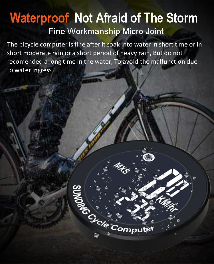 Wireless Bicycle Computer Speedometer And Odometer For Cycling_voghion.com