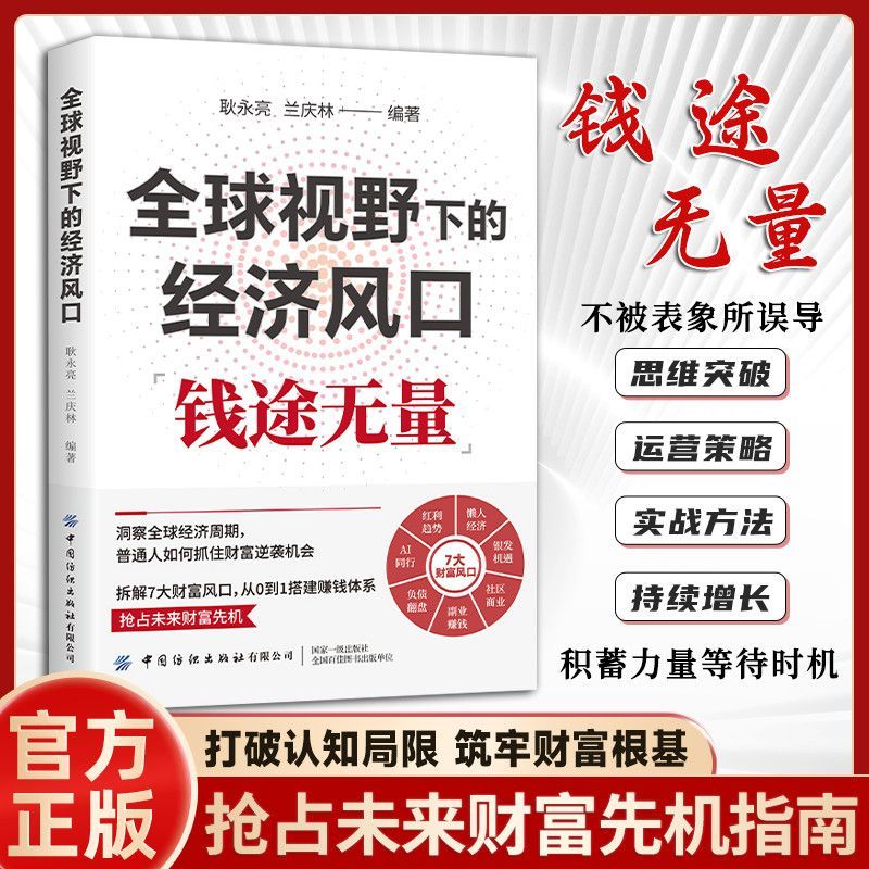 全球视野下的经济风口理财类书籍赚钱笔记官方正版