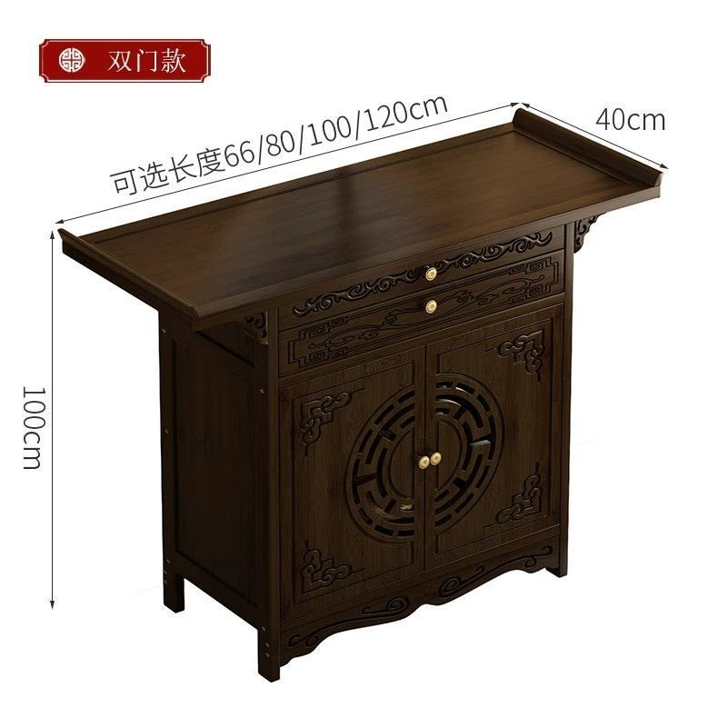 供桌香案家用贡桌新中式条几供奉桌财爷柜神台佛台玄关桌条案佛台 detail 2