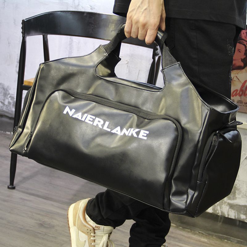 Dry Wet Separation Handbag Large Capacity Travel Korean Style Gym Business Trip Independent Shoe Compartment Carry-on_voghion.com