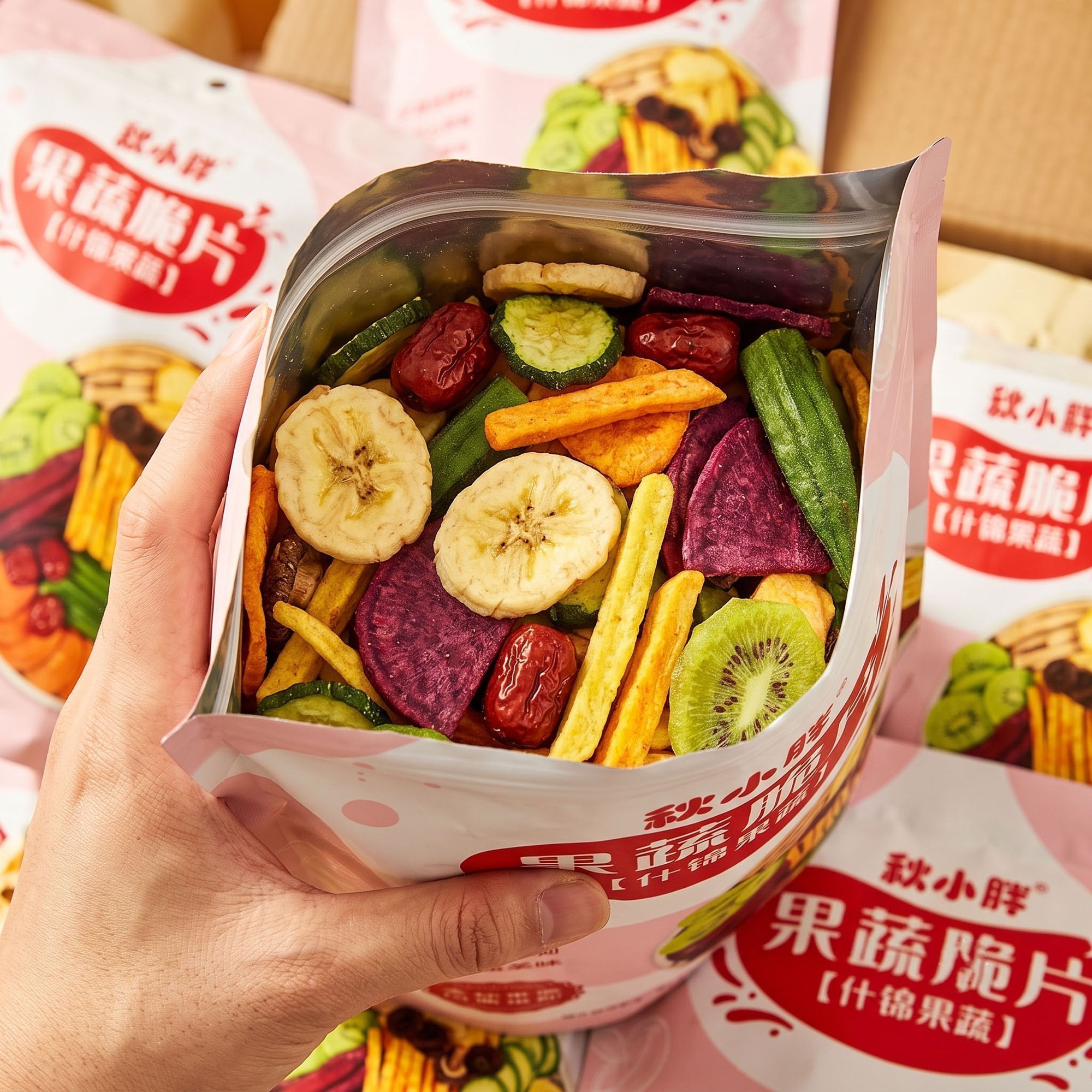 巨巨巨好吃】综合果蔬片混合果蔬干水果蔬菜干孕妇儿童休闲小零食