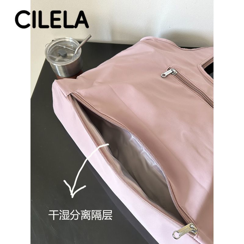 希蕾娜超火托特包大容量瑜伽健身包通勤旅行单肩包轻便防水手提包 图片 10