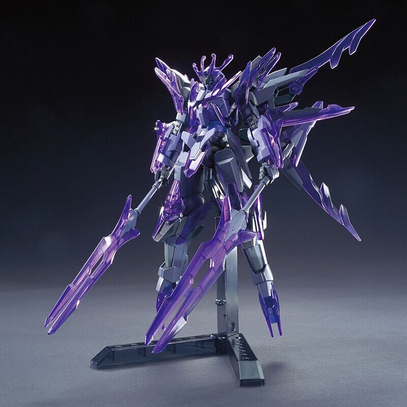 万代 hg 高达创战者hgbf 拼装模型玩具 14cm hgbf050 瞬变冰川万【3月