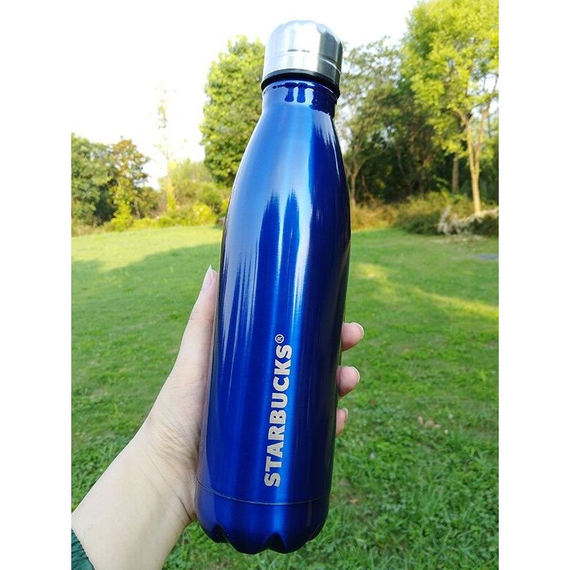 星巴克保温杯swell甄选随行杯黑色可乐瓶旅行车载骑行运动水拼团中