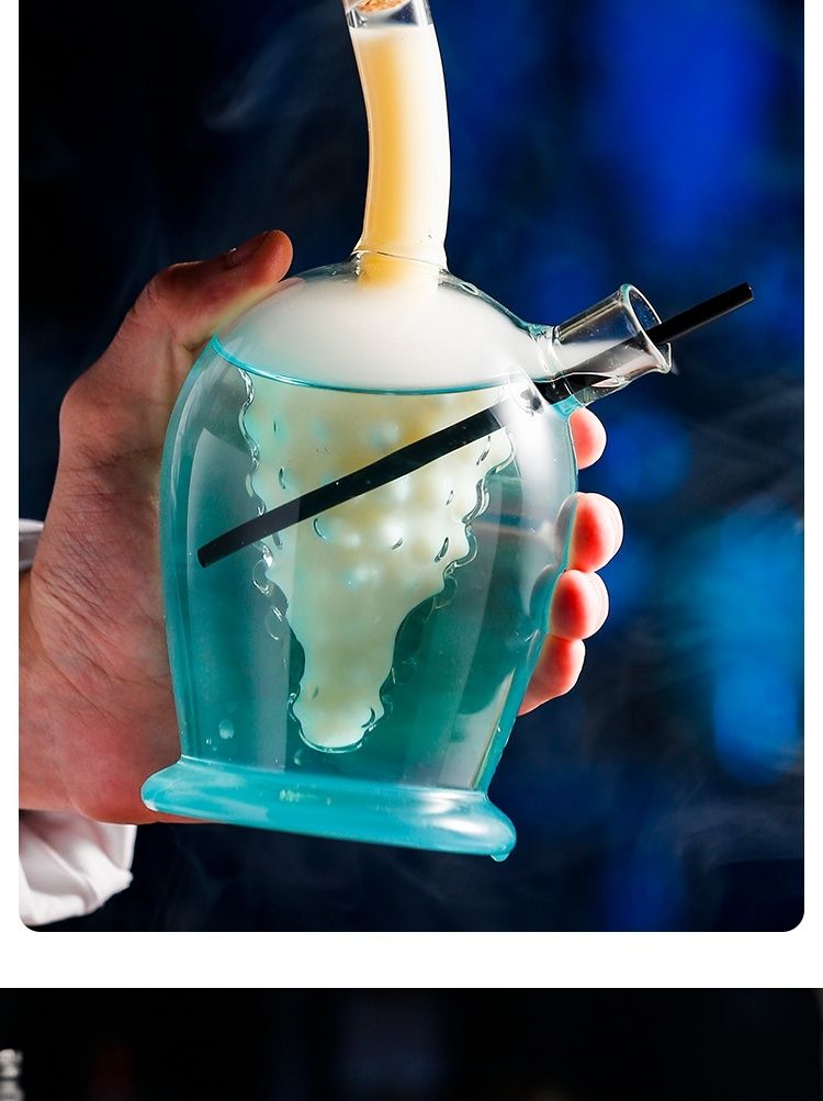 Creative Sharing Doppelrohrglas Personalisierte Barutensilien Hängende Wassergetränke Mandarinente Cocktailbecher_voghion.com