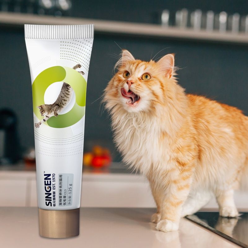 Singen信元化毛膏发育宝猫用营养膏125g增肥CG3猫咪去毛球猫狗