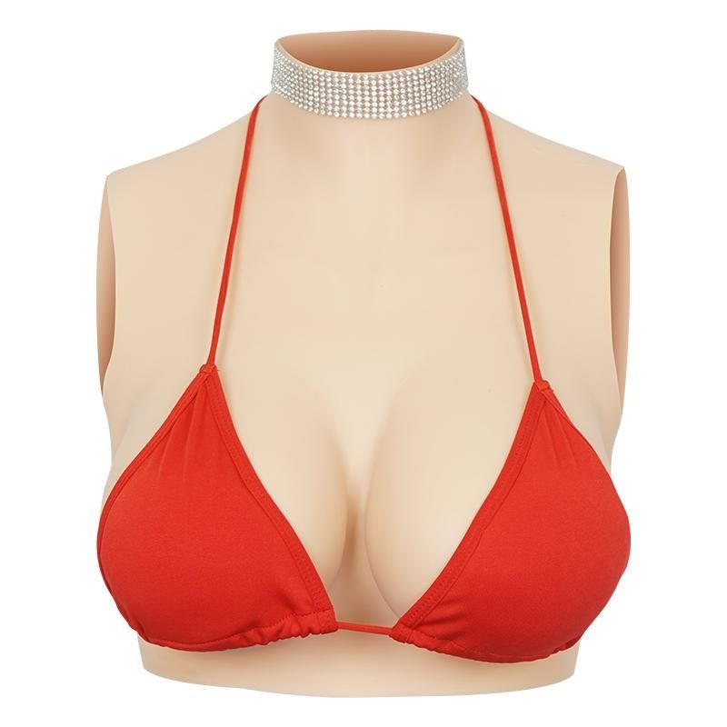 娅洛倩硅胶义乳假胸部仿真女轻便款主播男变女装假乳房cd变装假胸