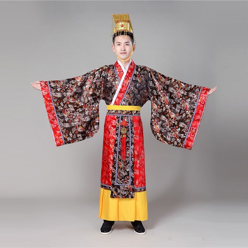 古代唐朝皇帝龙袍男古装皇上服装太子秦朝秦王汉武帝楚王演出服装