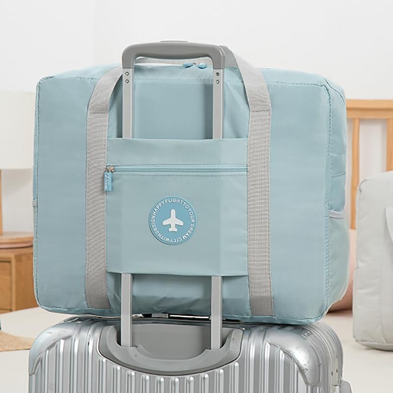 大容量旅行袋女可折叠行李待产包收纳袋子便携手提简约短途拉杆包