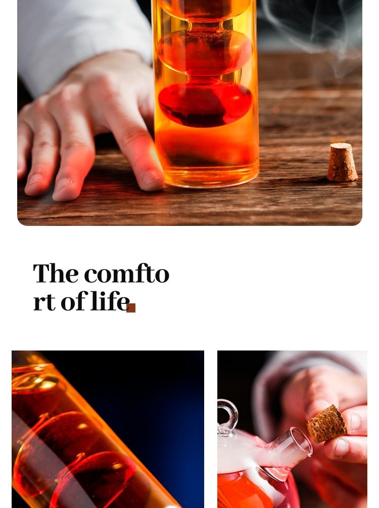 Creative Sharing Doppelrohrglas Personalisierte Barutensilien Hängende Wassergetränke Mandarinente Cocktailbecher_voghion.com