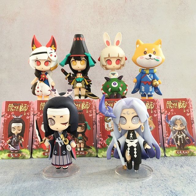 正版阴阳师盲盒现世奇趣货第一二三弹泷夜叉姬手办摆件鬼王展示盒