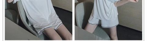 韓風館~網紅短褲套裝女夏2022新款氣質時尚炸街短袖休閒運動兩件套顯瘦