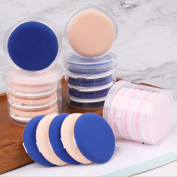 Air cushion BB powder puff universal foundation CC cream makeup sponge cotton round concealer powder puff dry and wet dual-use makeup tools