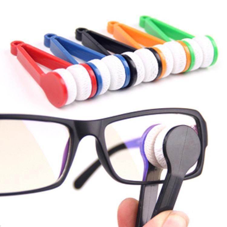 擦眼镜神器超细纤维镜布学生便携无尘布不伤镜片不留痕迹清洁镜片