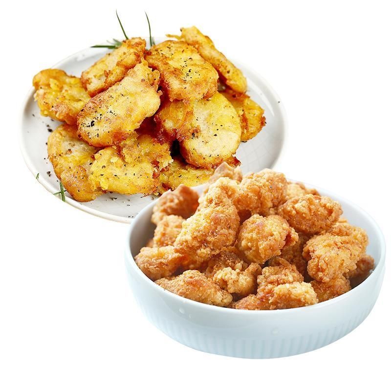 绝世鸡米花盐酥鸡黑椒鸡块组合套餐油炸半成品小吃家庭黄金鸡块
