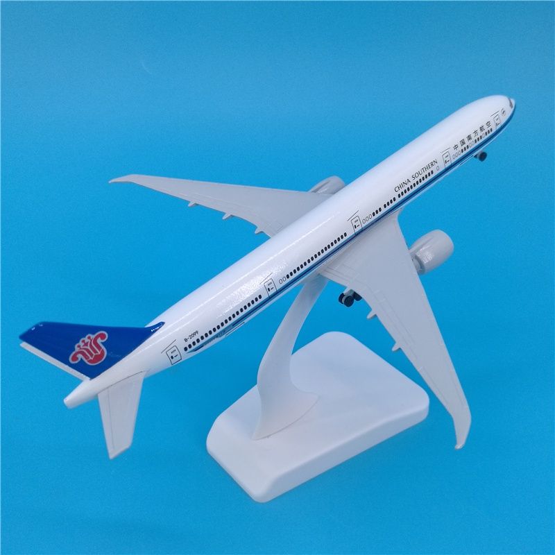 20cm南航b777带起落架仿真静态飞机模型摆件中国南方航空
