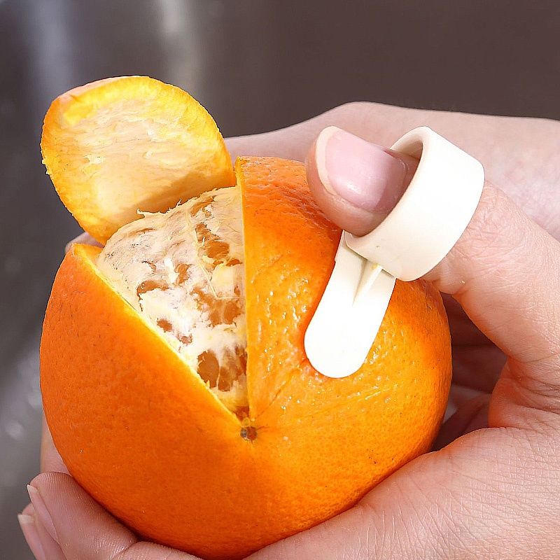 【剥橙器】开橙子神器家用剥橙子皮工具脐橙剥皮指环刀橘子开果器